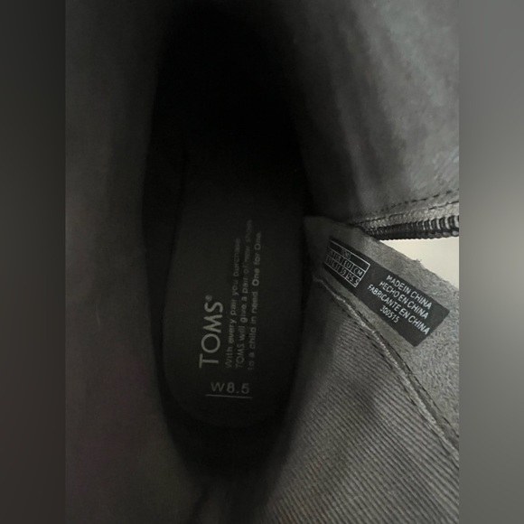 TOMS Tan Desert Wedge Suede Booties - Size 8.5! 👢 - Picture 6 of 6